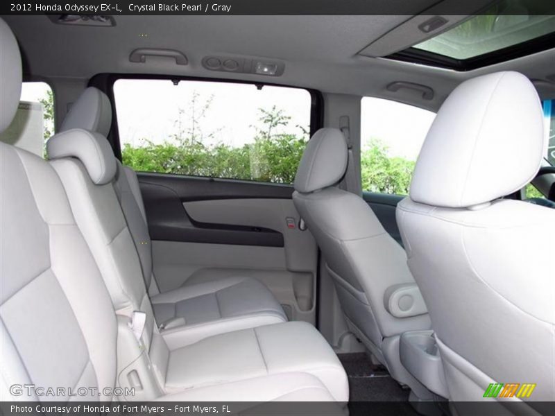 Crystal Black Pearl / Gray 2012 Honda Odyssey EX-L