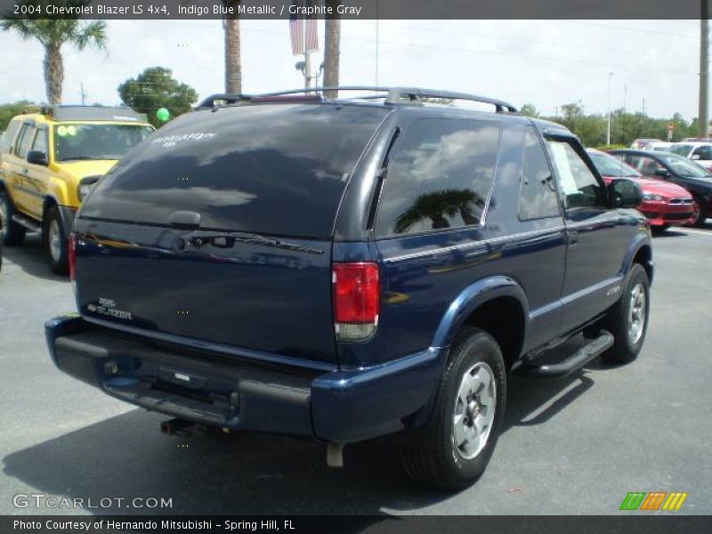 Indigo Blue Metallic / Graphite Gray 2004 Chevrolet Blazer LS 4x4