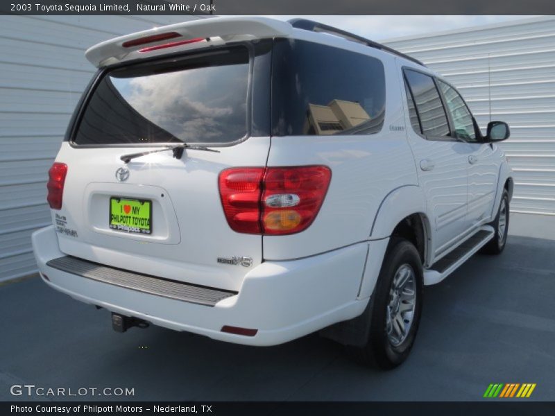 Natural White / Oak 2003 Toyota Sequoia Limited