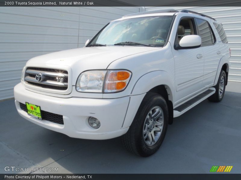 Natural White / Oak 2003 Toyota Sequoia Limited