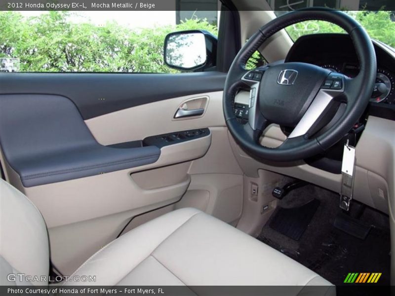 Mocha Metallic / Beige 2012 Honda Odyssey EX-L