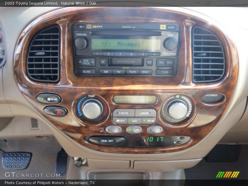 Controls of 2003 Sequoia Limited
