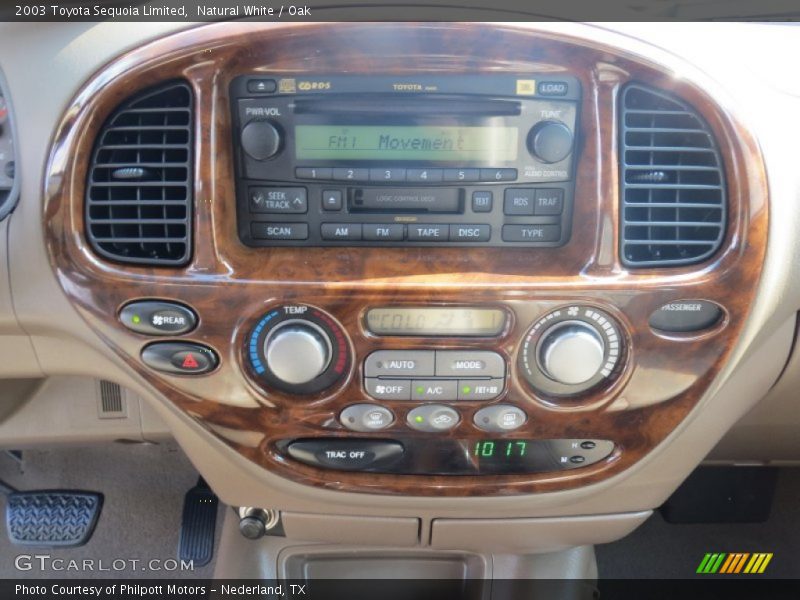 Controls of 2003 Sequoia Limited