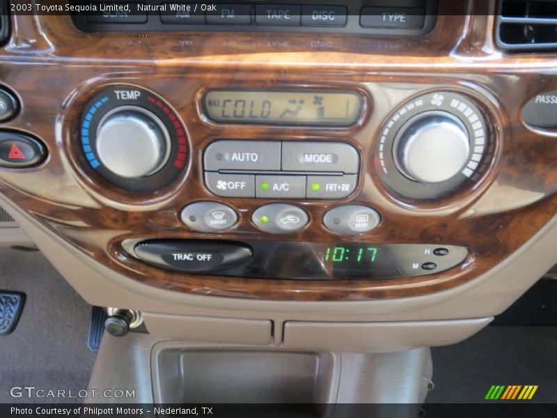 Controls of 2003 Sequoia Limited