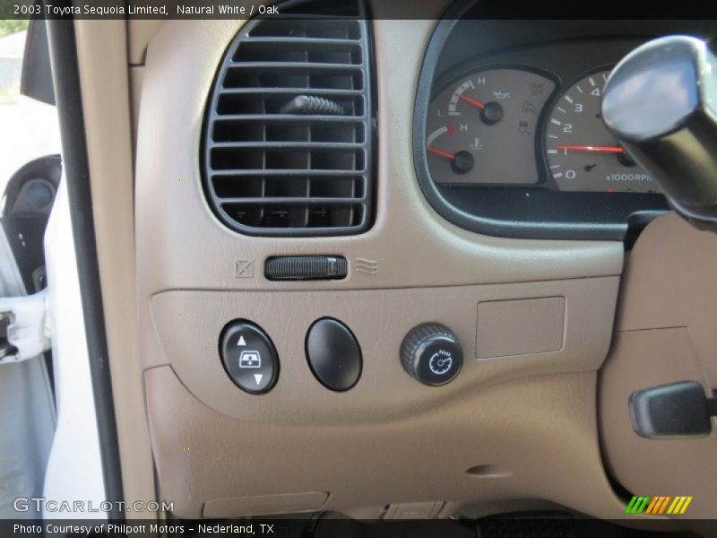 Controls of 2003 Sequoia Limited