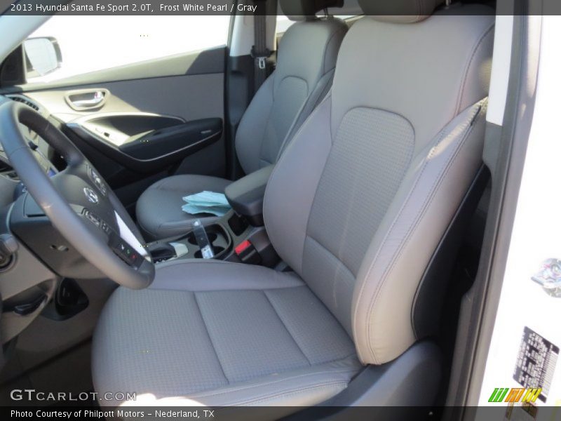  2013 Santa Fe Sport 2.0T Gray Interior
