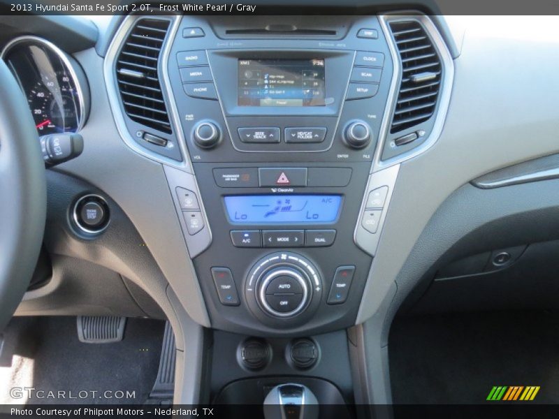 Controls of 2013 Santa Fe Sport 2.0T