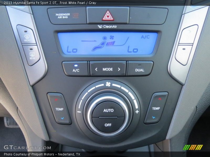 Controls of 2013 Santa Fe Sport 2.0T