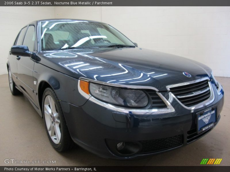 Nocturne Blue Metallic / Parchment 2006 Saab 9-5 2.3T Sedan
