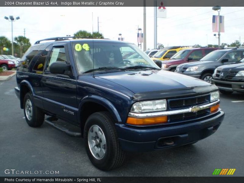 Indigo Blue Metallic / Graphite Gray 2004 Chevrolet Blazer LS 4x4