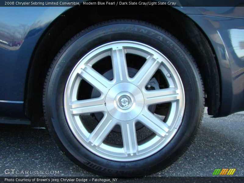 Modern Blue Pearl / Dark Slate Gray/Light Slate Gray 2008 Chrysler Sebring Limited Convertible