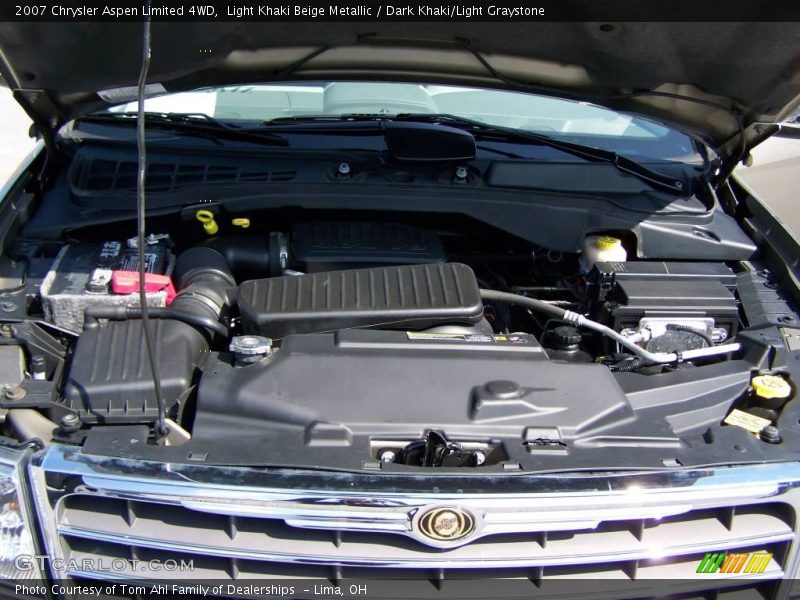 Light Khaki Beige Metallic / Dark Khaki/Light Graystone 2007 Chrysler Aspen Limited 4WD