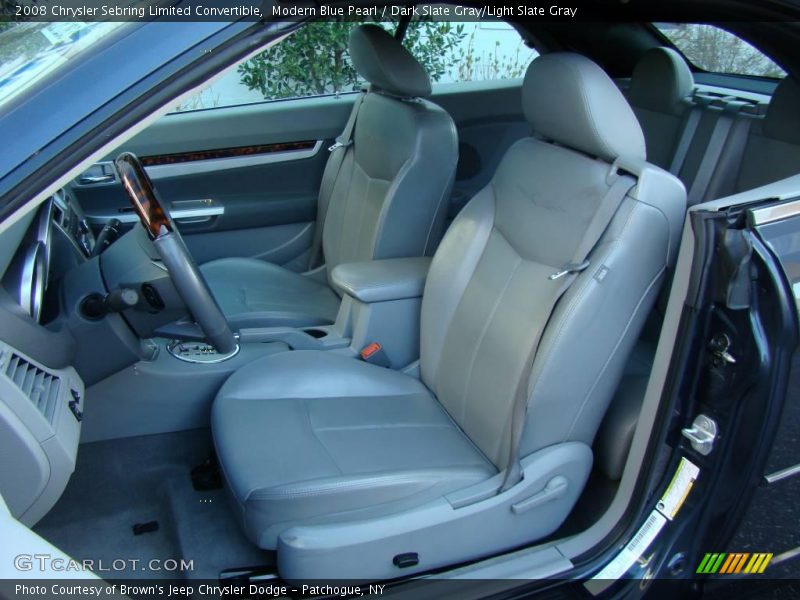 Modern Blue Pearl / Dark Slate Gray/Light Slate Gray 2008 Chrysler Sebring Limited Convertible