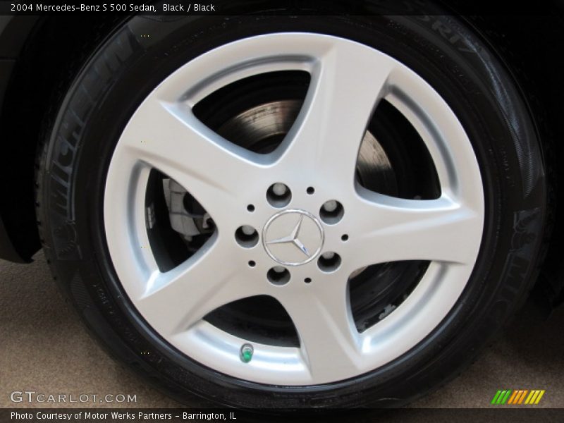 Black / Black 2004 Mercedes-Benz S 500 Sedan