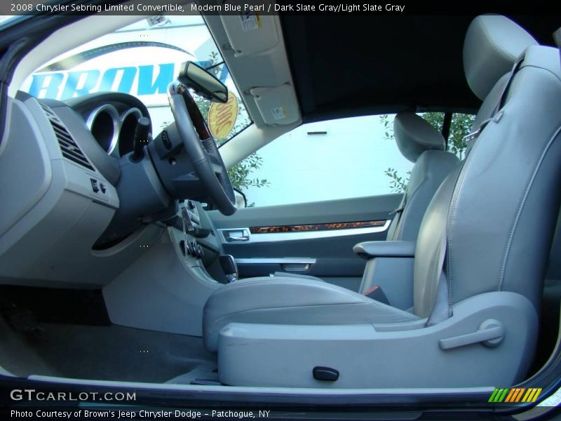 Modern Blue Pearl / Dark Slate Gray/Light Slate Gray 2008 Chrysler Sebring Limited Convertible