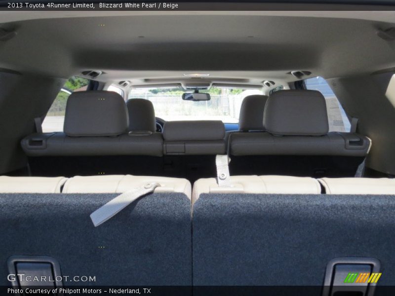 Blizzard White Pearl / Beige 2013 Toyota 4Runner Limited