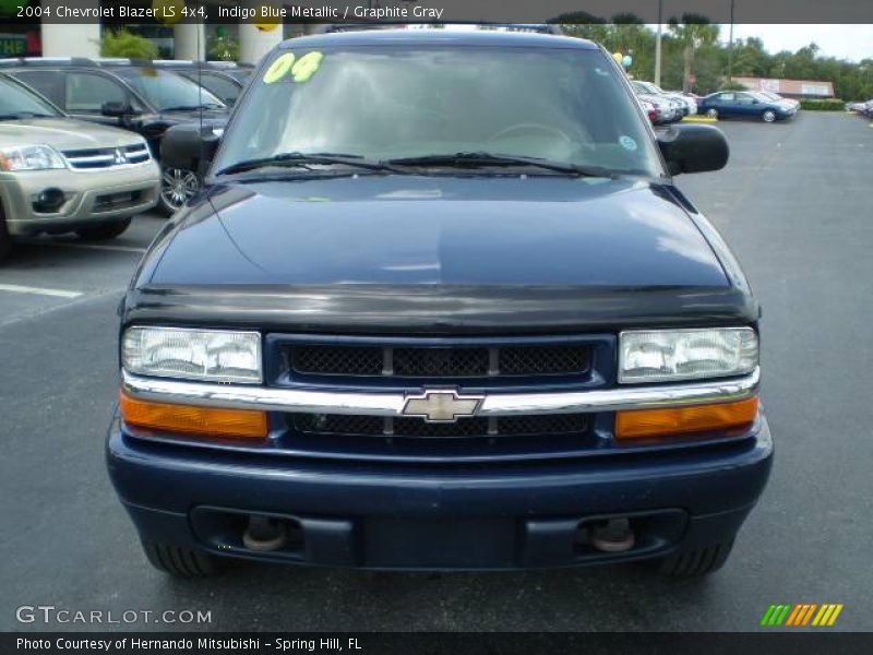 Indigo Blue Metallic / Graphite Gray 2004 Chevrolet Blazer LS 4x4