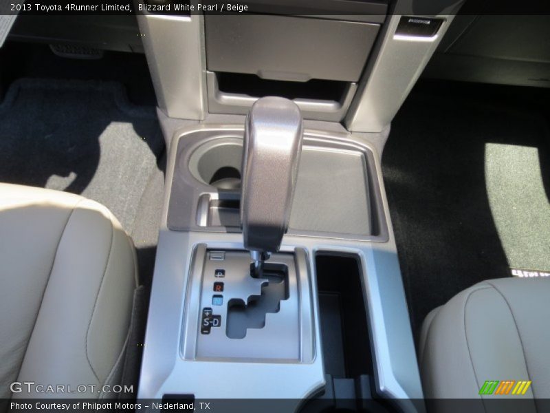 Blizzard White Pearl / Beige 2013 Toyota 4Runner Limited