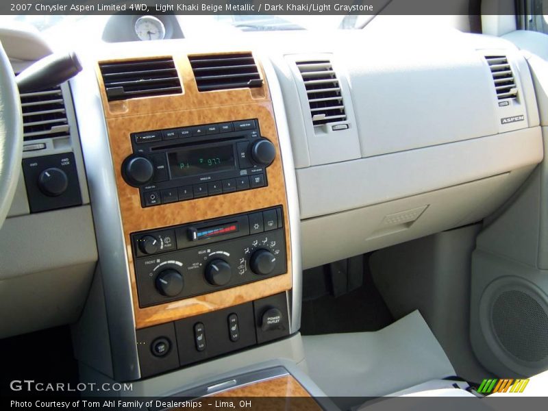 Light Khaki Beige Metallic / Dark Khaki/Light Graystone 2007 Chrysler Aspen Limited 4WD