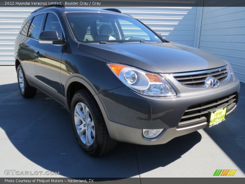 Boulder Gray / Gray 2012 Hyundai Veracruz Limited
