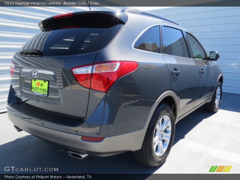 Boulder Gray / Gray 2012 Hyundai Veracruz Limited