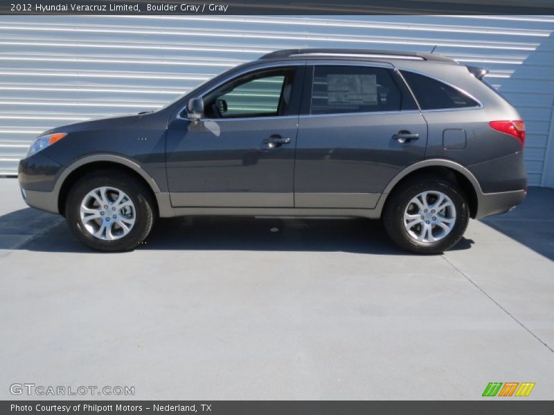 Boulder Gray / Gray 2012 Hyundai Veracruz Limited