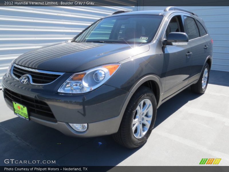 Boulder Gray / Gray 2012 Hyundai Veracruz Limited