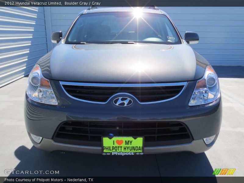 Boulder Gray / Gray 2012 Hyundai Veracruz Limited