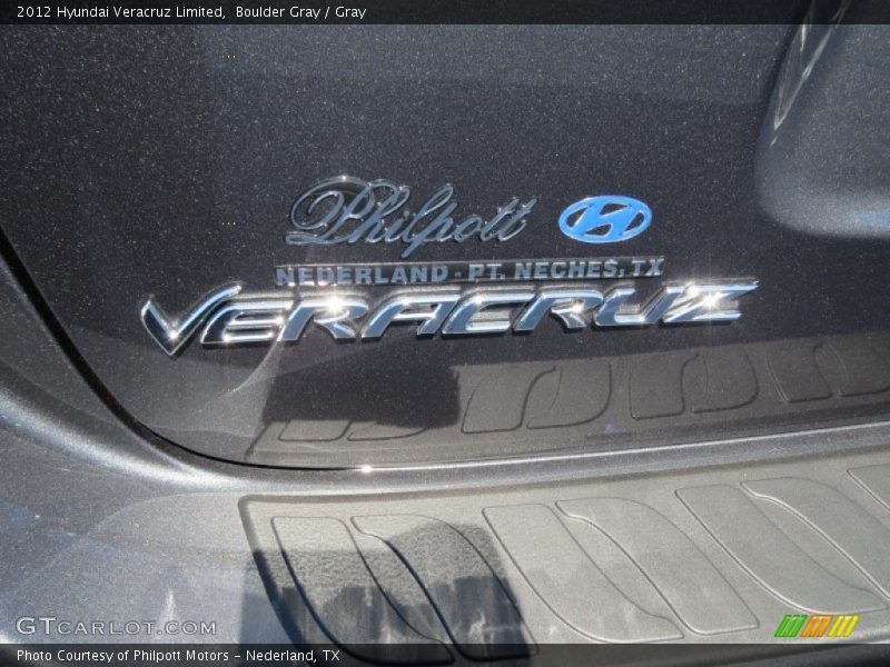 Boulder Gray / Gray 2012 Hyundai Veracruz Limited