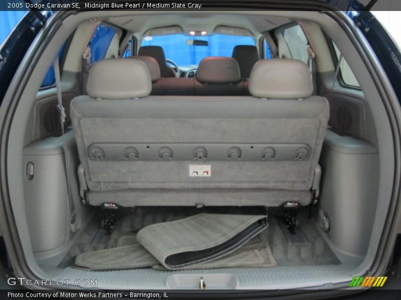 Midnight Blue Pearl / Medium Slate Gray 2005 Dodge Caravan SE