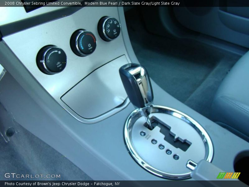 Modern Blue Pearl / Dark Slate Gray/Light Slate Gray 2008 Chrysler Sebring Limited Convertible