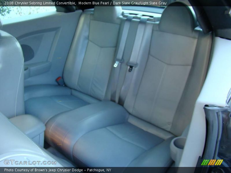 Modern Blue Pearl / Dark Slate Gray/Light Slate Gray 2008 Chrysler Sebring Limited Convertible