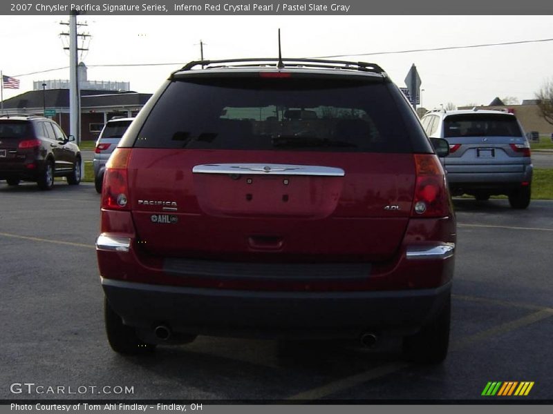 Inferno Red Crystal Pearl / Pastel Slate Gray 2007 Chrysler Pacifica Signature Series