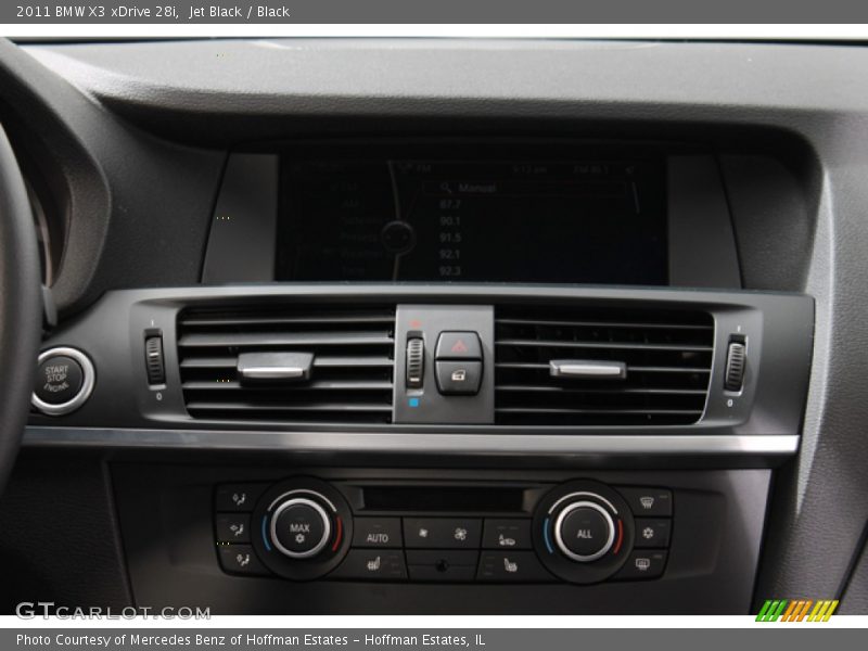 Jet Black / Black 2011 BMW X3 xDrive 28i