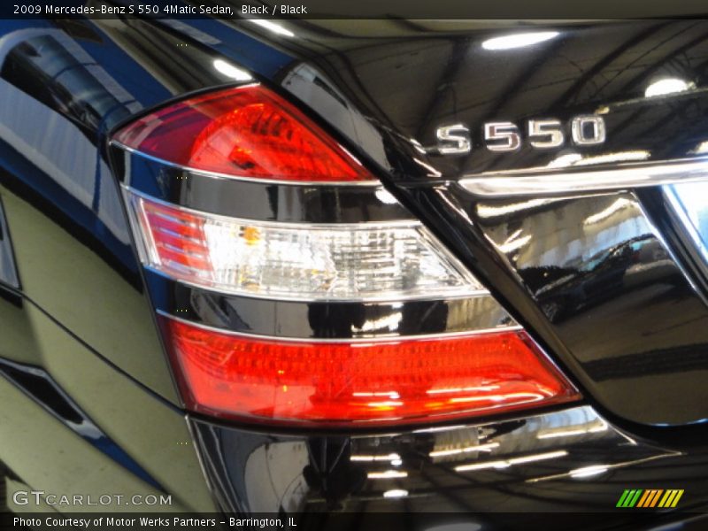 Black / Black 2009 Mercedes-Benz S 550 4Matic Sedan