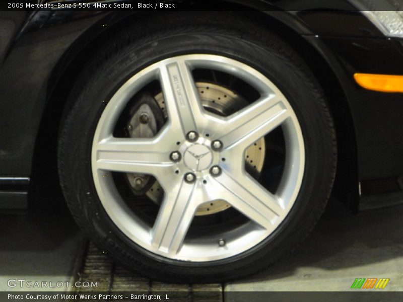 Black / Black 2009 Mercedes-Benz S 550 4Matic Sedan