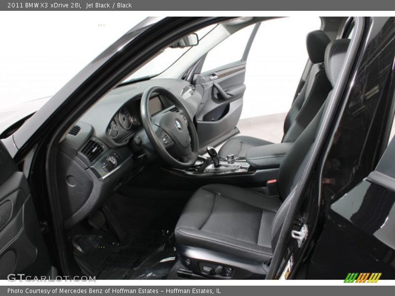 Jet Black / Black 2011 BMW X3 xDrive 28i