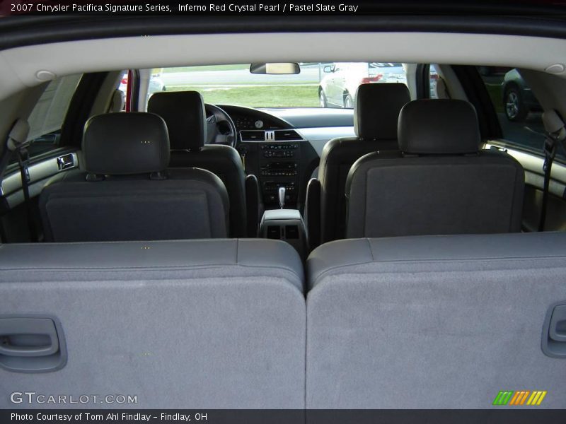 Inferno Red Crystal Pearl / Pastel Slate Gray 2007 Chrysler Pacifica Signature Series