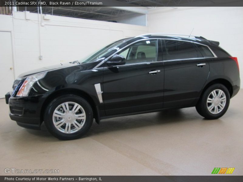 Black Raven / Ebony/Titanium 2011 Cadillac SRX FWD