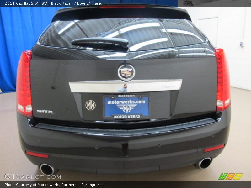 Black Raven / Ebony/Titanium 2011 Cadillac SRX FWD