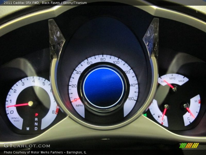 Black Raven / Ebony/Titanium 2011 Cadillac SRX FWD
