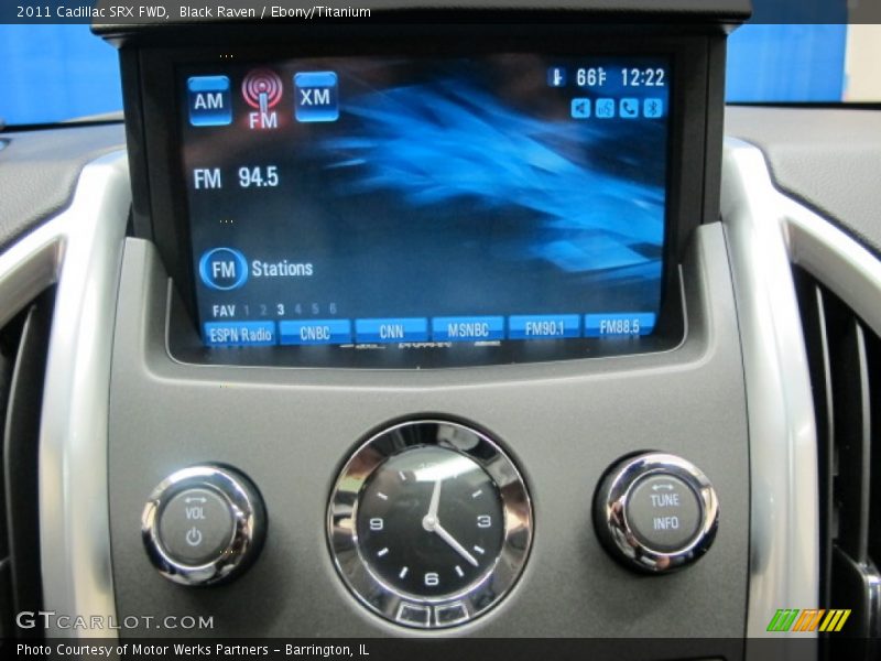 Black Raven / Ebony/Titanium 2011 Cadillac SRX FWD