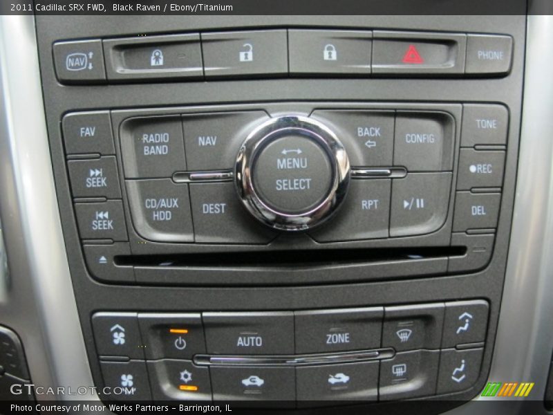 Black Raven / Ebony/Titanium 2011 Cadillac SRX FWD