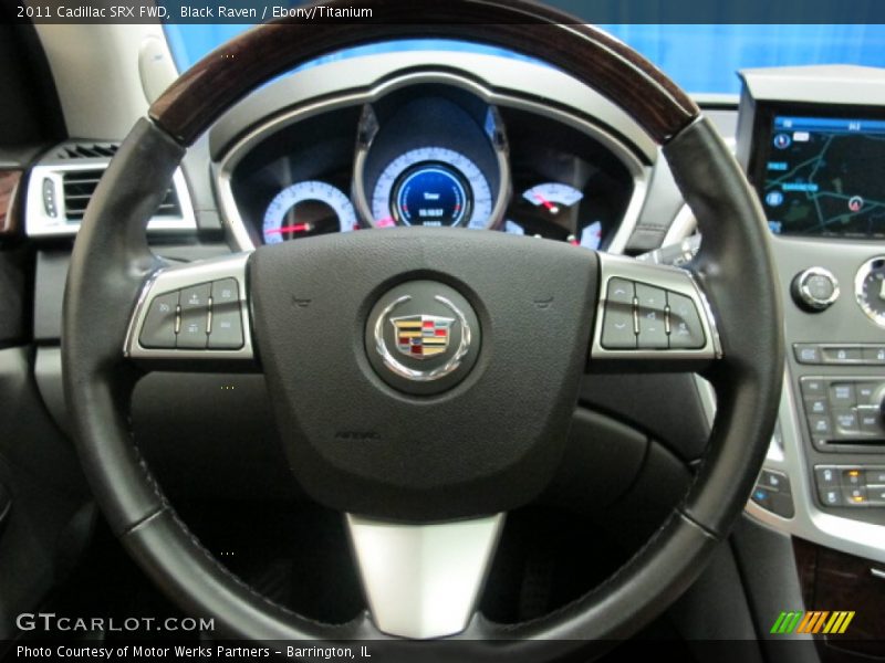 Black Raven / Ebony/Titanium 2011 Cadillac SRX FWD