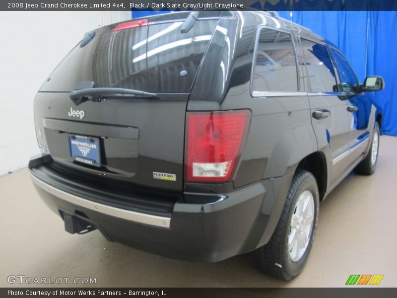 Black / Dark Slate Gray/Light Graystone 2008 Jeep Grand Cherokee Limited 4x4