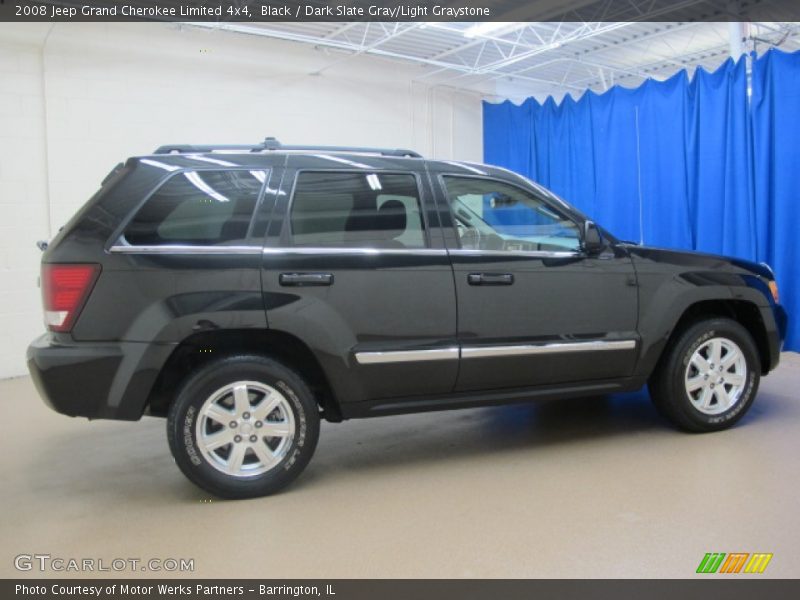 Black / Dark Slate Gray/Light Graystone 2008 Jeep Grand Cherokee Limited 4x4