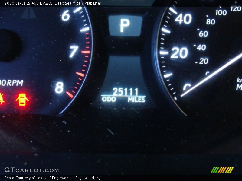 Deep Sea Mica / Alabaster 2010 Lexus LS 460 L AWD
