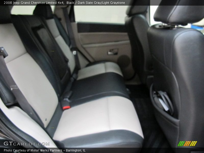 Black / Dark Slate Gray/Light Graystone 2008 Jeep Grand Cherokee Limited 4x4
