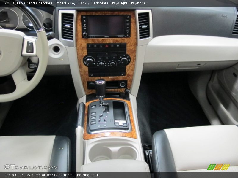 Black / Dark Slate Gray/Light Graystone 2008 Jeep Grand Cherokee Limited 4x4
