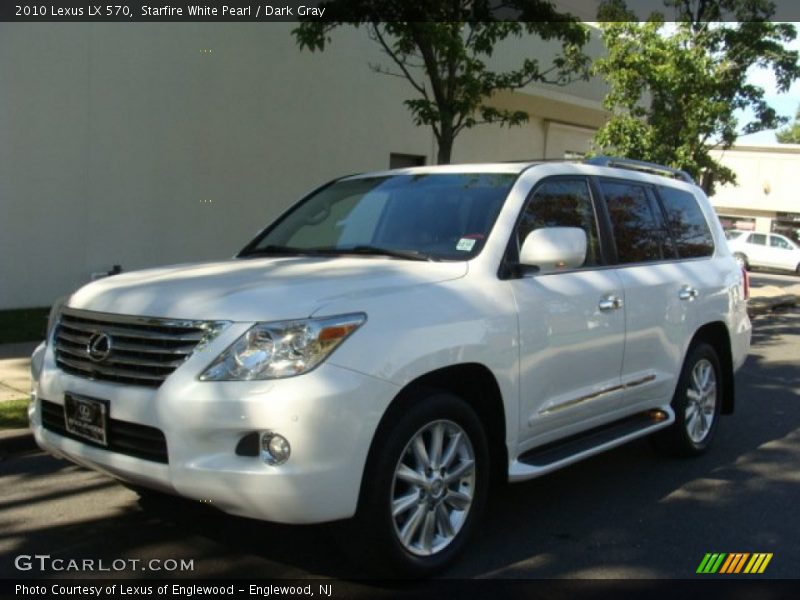 Starfire White Pearl / Dark Gray 2010 Lexus LX 570